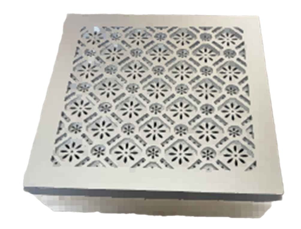 Storage Box Square -Silver
