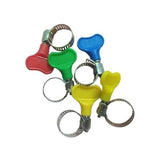 6Pc Hose Clamp Set (5/8,3/4,1) - Multicolor