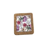 Square Cork Trivate 10X10X0.9Cm-Multicolour