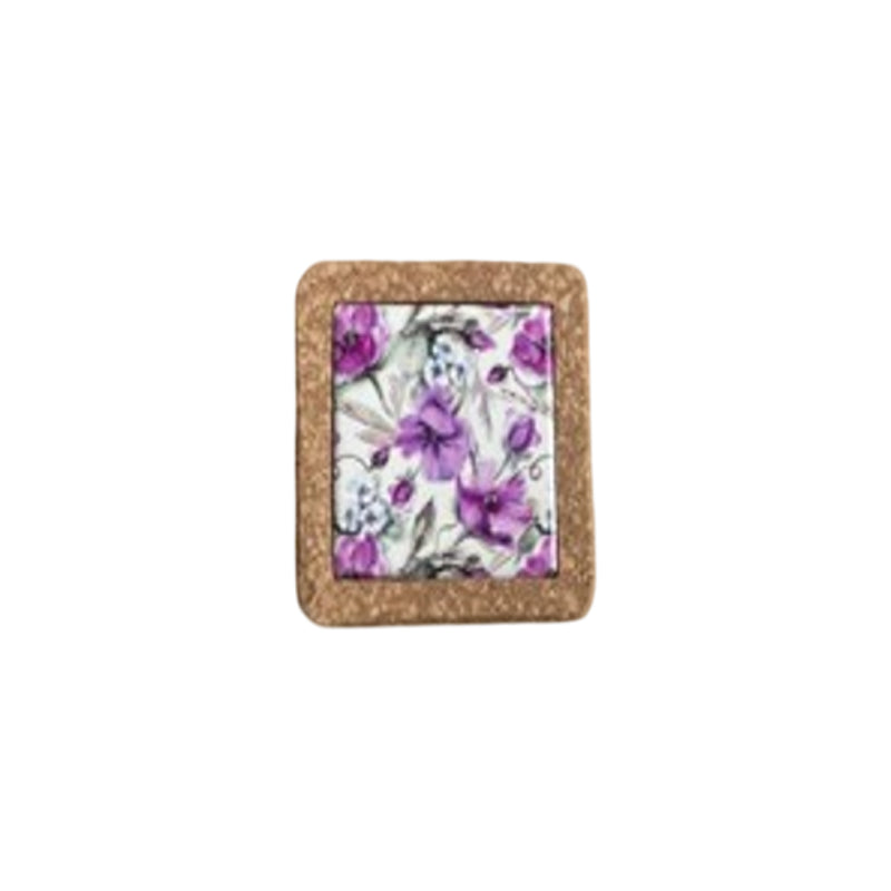 Square Cork Trivate 14X14X0.9Cm-Multicolour