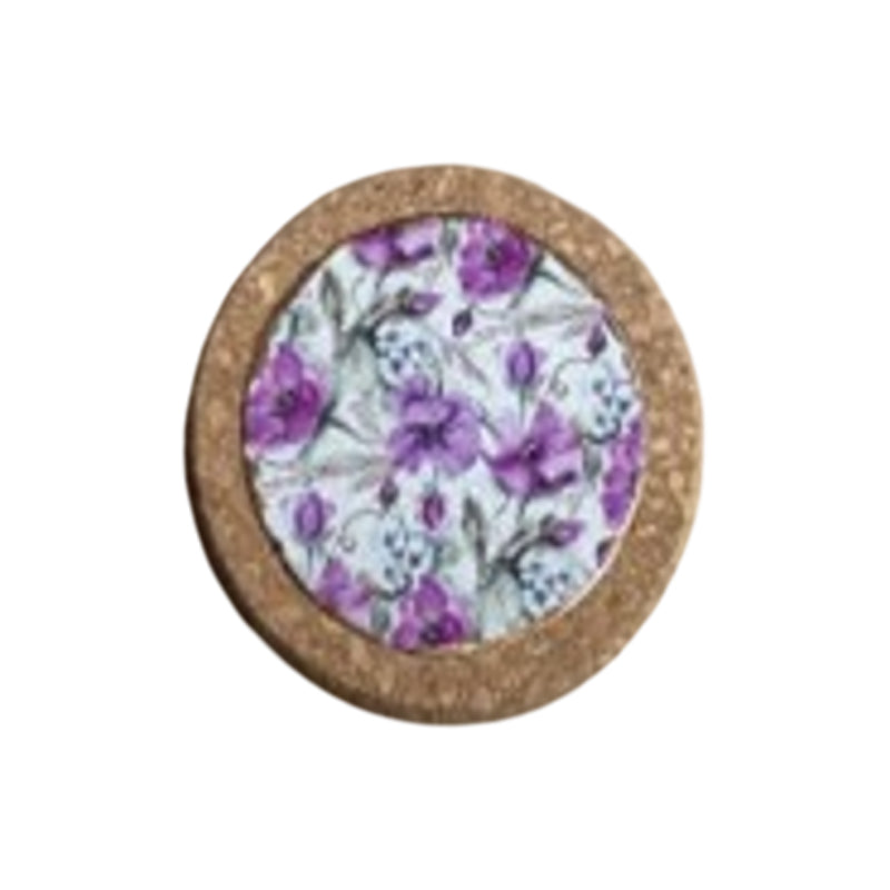 Round Cork Trivate 10Cm-Multicolour