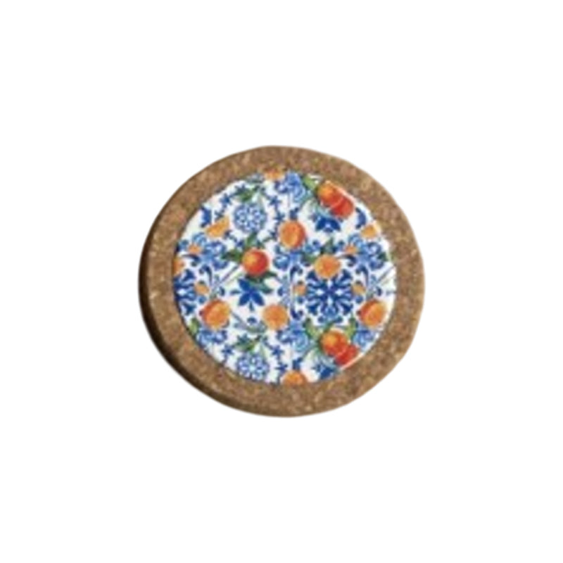 Round Cork Trivate 10Cm-Multicolour