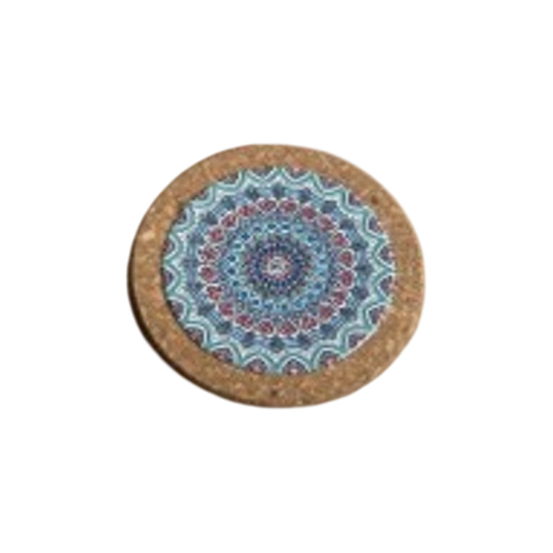 Round Cork Trivate 10Cm-Multicolour