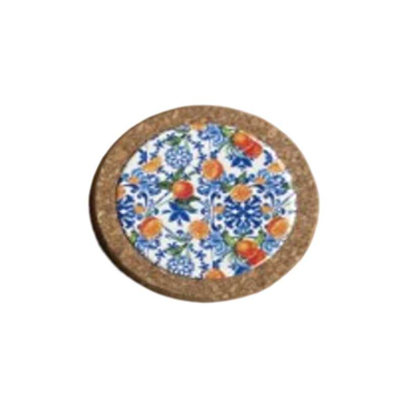Round Cork Trivate 14Cm-Multicolour
