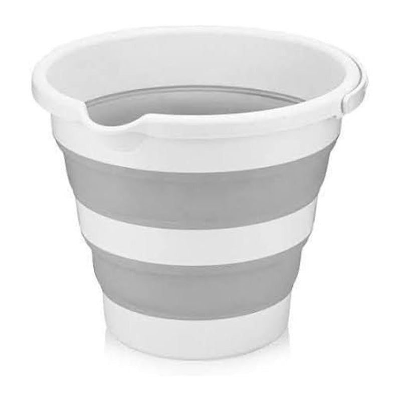 Collapsible Bucket 10L 37.52927 (Height After Folding 7Cm) 444G-Grey