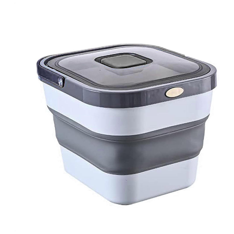 Collapsible Storage Container 13L 33.52824.5 (Height After Folding 10.5Cm) 1085G-Grey