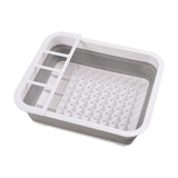 Collapsible Drain Rack 36.53112.5 (Height After Folding 6Cm) 468G-Grey