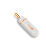 Pill Case 3Compartment-White&Orange