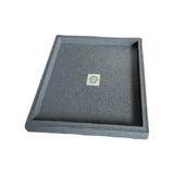 Plastic Square Planter Caddy-Grey-39Cm-Grey