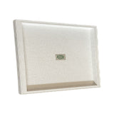 Plastic Rectangular Planter Caddy-White-52Cm-White