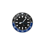 Round Wall Clock-30Cm-Blue-Black