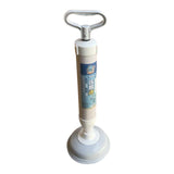 Toilet Drain Sink Plunger-Pump Action Handle-Grey