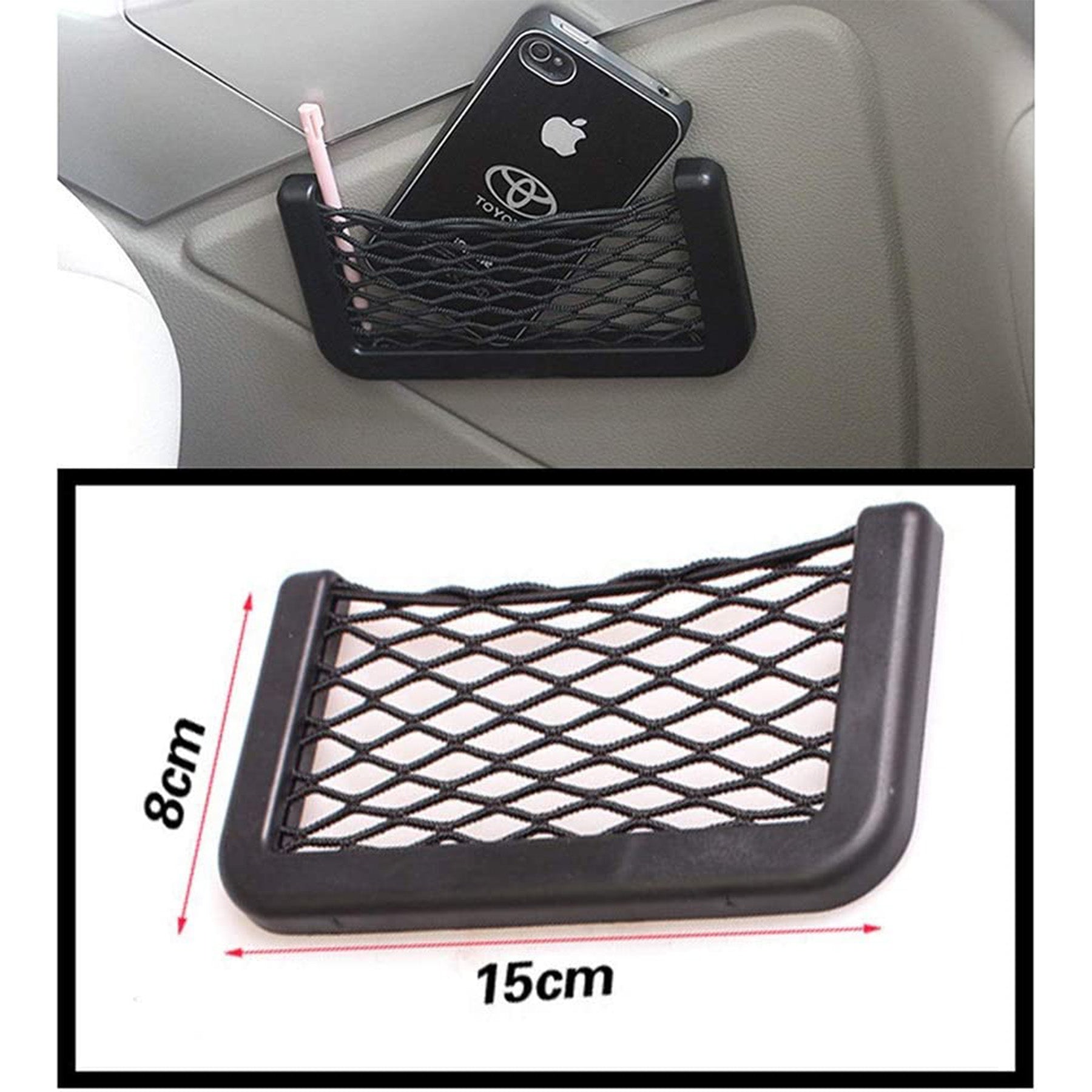 String bag for car -black Color