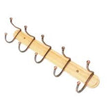 Wall Hanger 6 Copper Hooks Assorted
