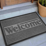 Square welcome mat - Grey 80x120cm