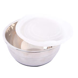 Steel Bowl with plastic lid