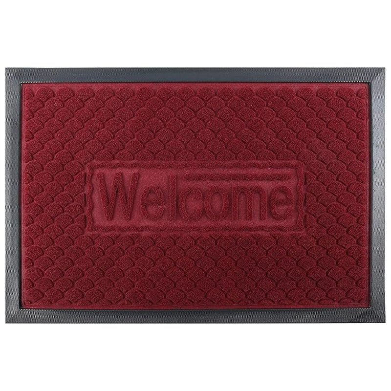 Royalford Welcome Mat Red 60X90Cm- Red