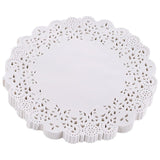 20 Pieces Paper Doilies Round Shape 14Cm-White