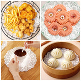20 Pieces Paper Doilies Round Shape 14Cm-White
