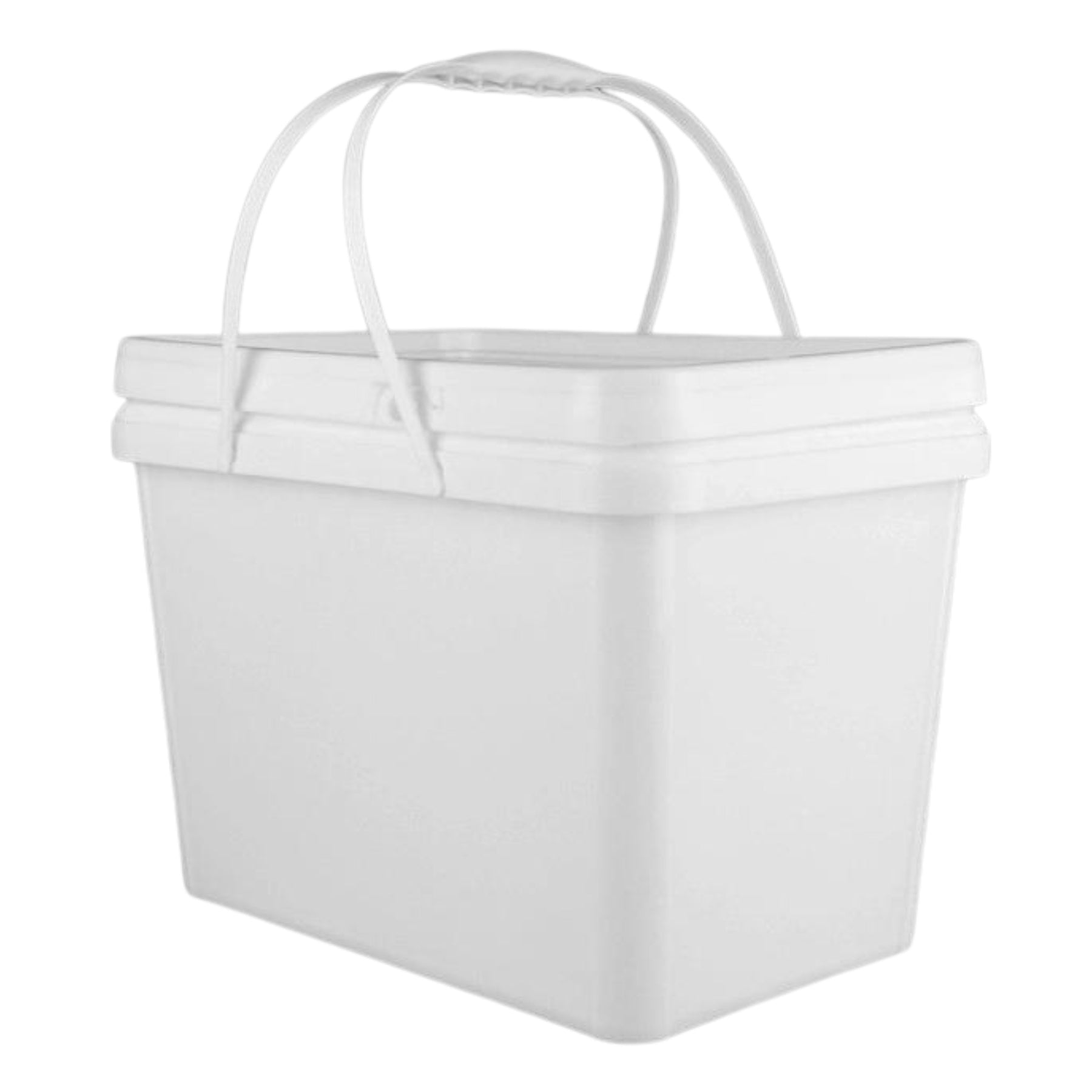 PLASTIC BUCKET SQR W/HANDLE 20L