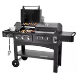 Gas & charcoal grill - Black Color