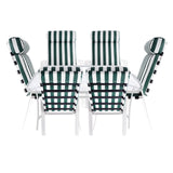 7 Pieces Bandage Dinning Table with Chairs Set