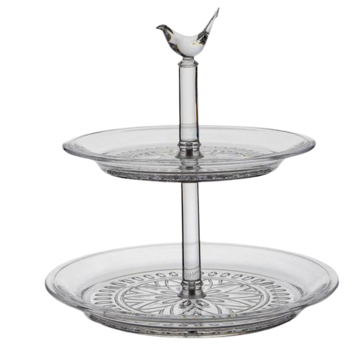 2-Tier Round acrylic tray