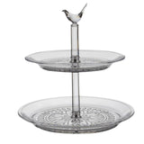 2-Tier Round acrylic tray