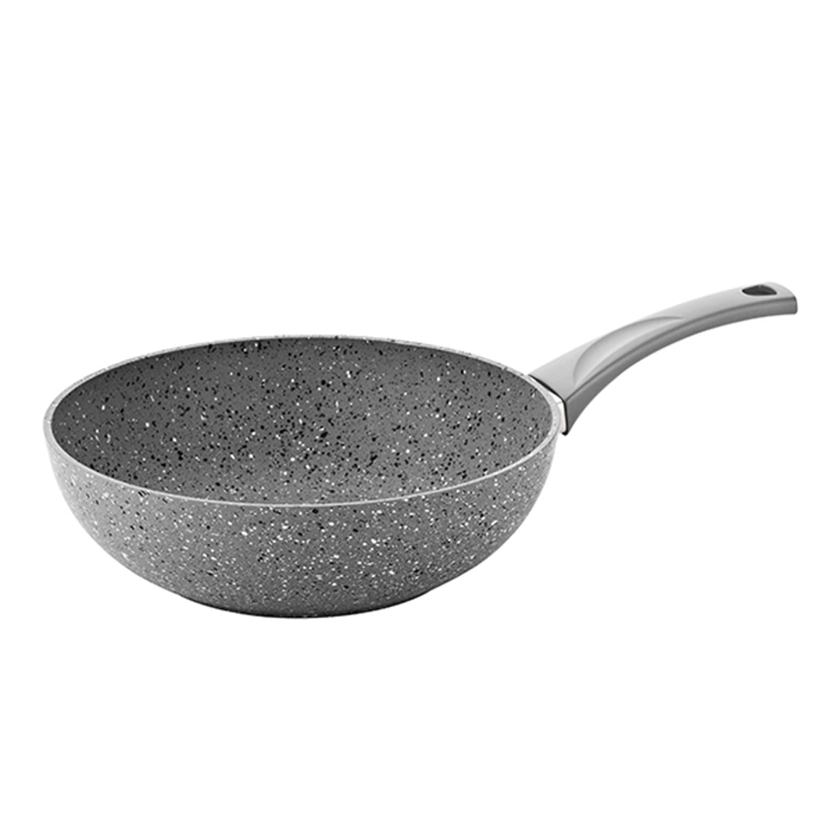 Granite Wok Pan - Grey