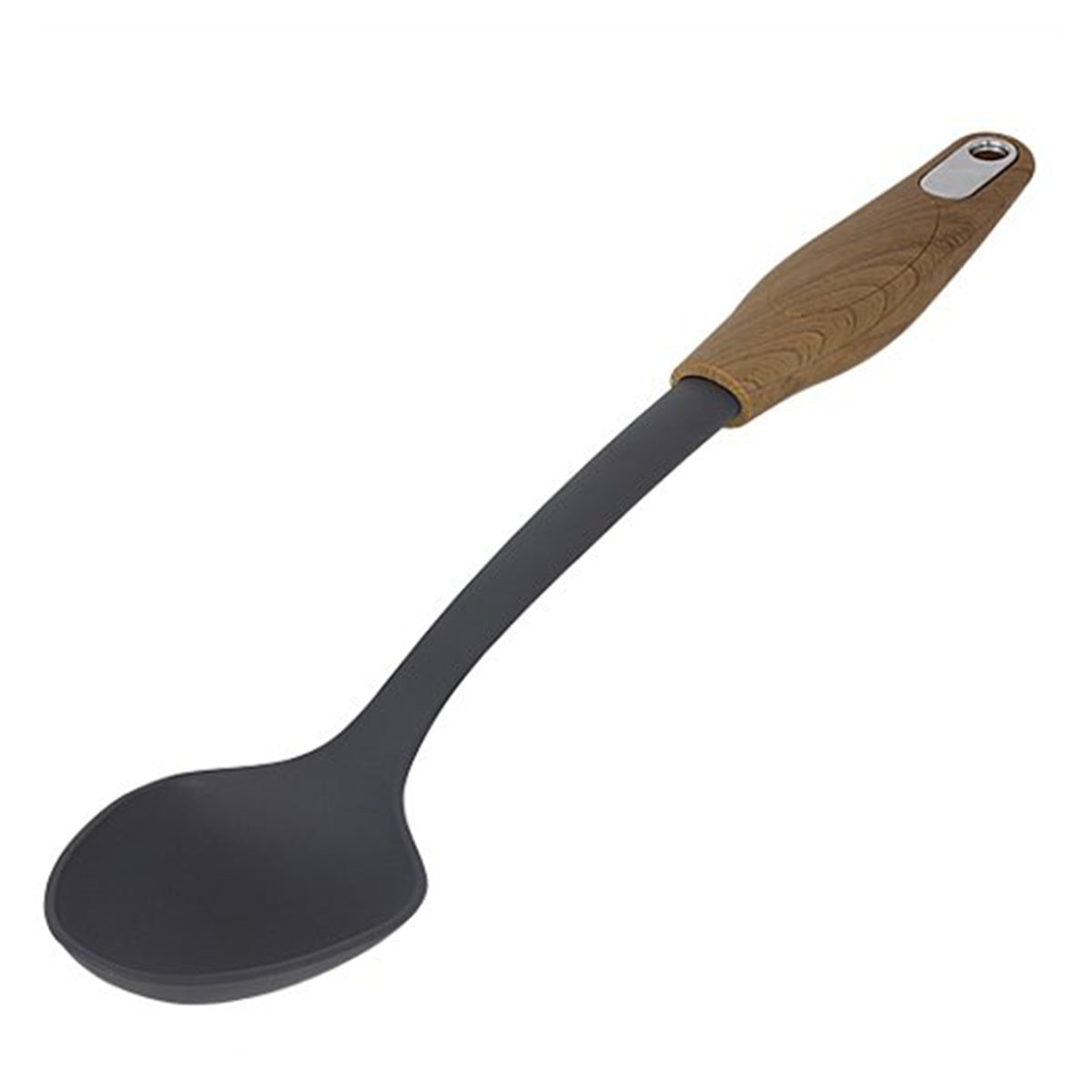 Wooden Serving Spoon- Brown & Grey