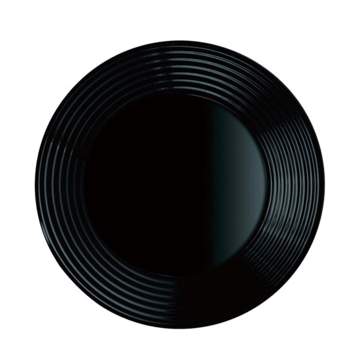 Harena Glass Soup Plate- Black 23cm