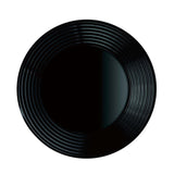 Harena Glass Soup Plate- Black 23cm