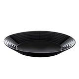 Harena Glass Soup Plate- Black 23cm