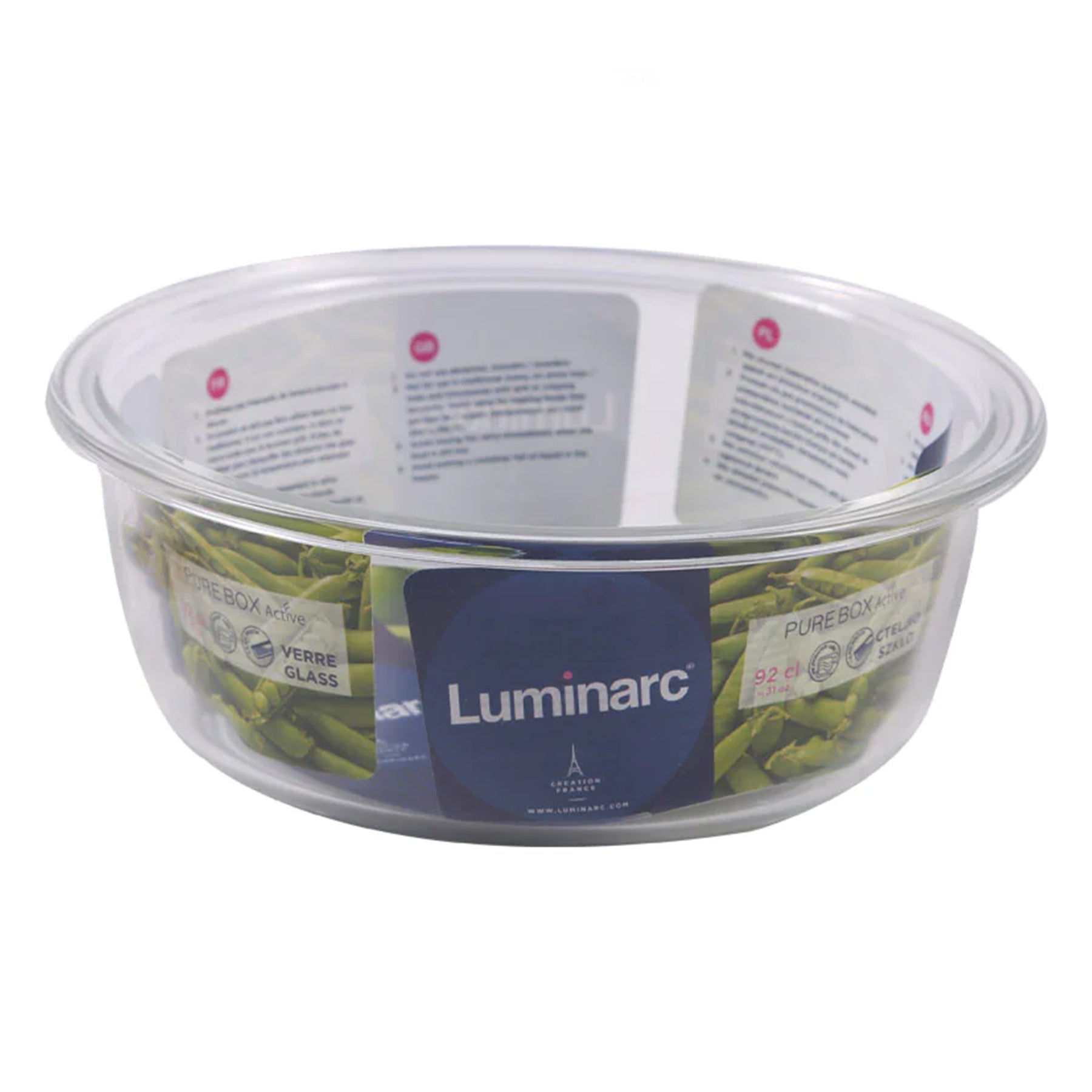Round Food Canister , Clear Color