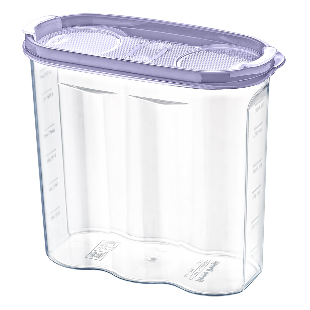 Food Storage Container with purple lid