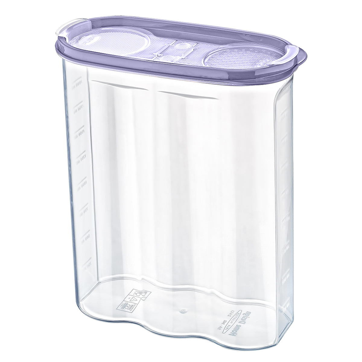Food Storage Container with purple lid