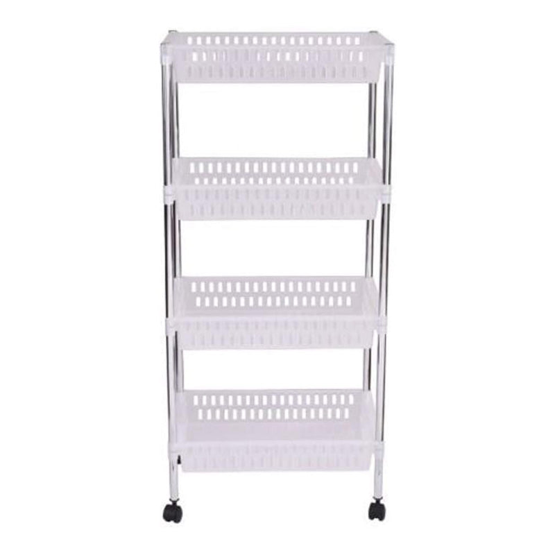 4-Tier Plastic trolley