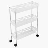 3-tier Plastic trolley