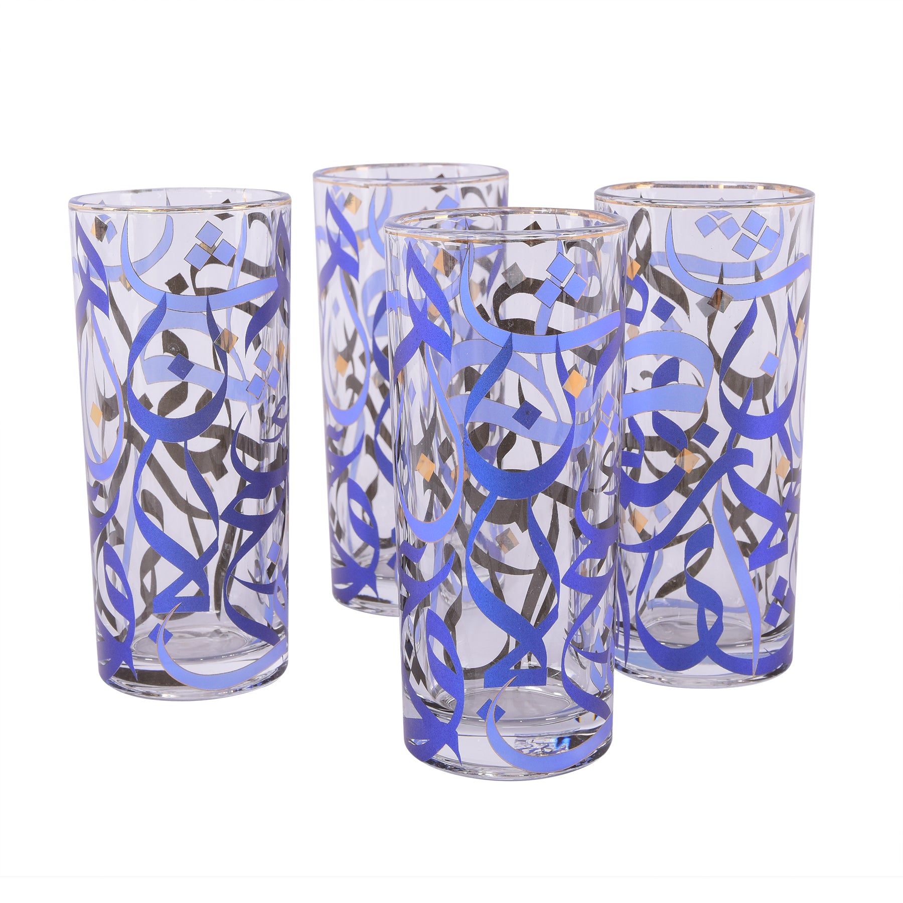 Coffee Cups set 2 pcs - Blue