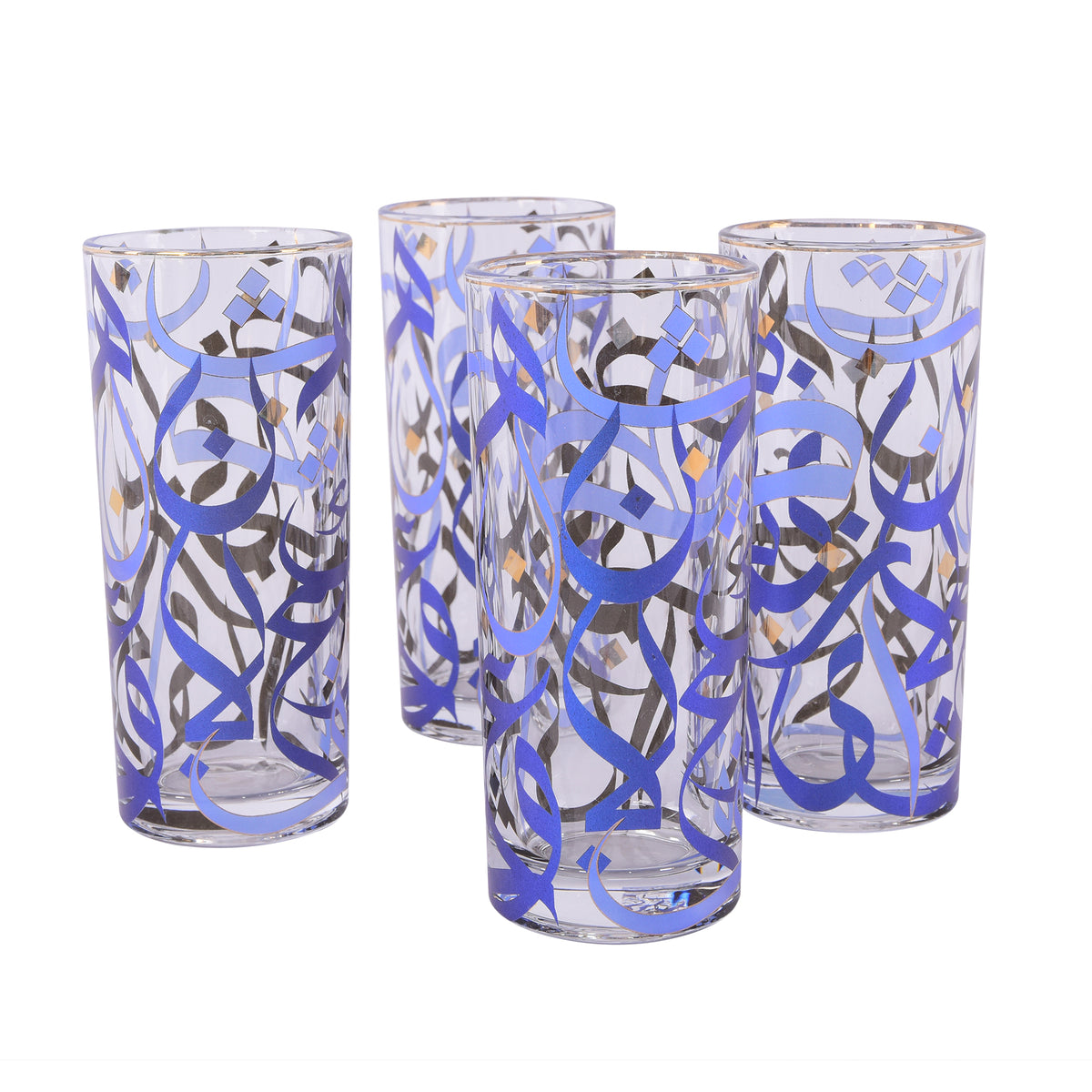 Coffee Cups set 2 pcs - Blue