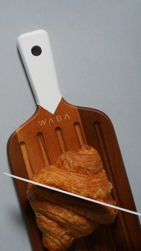 Bread knife W/ Wooden Cut board