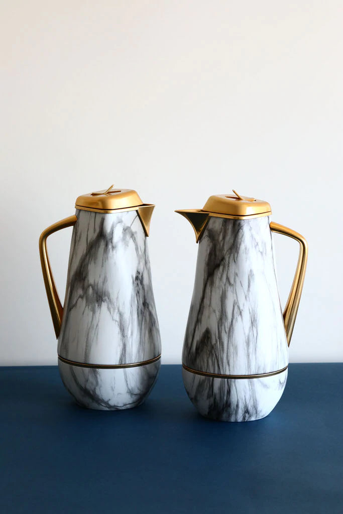 Set of 2 Flasks - Marble