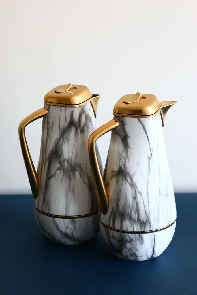 Set of 2 Flasks - Marble