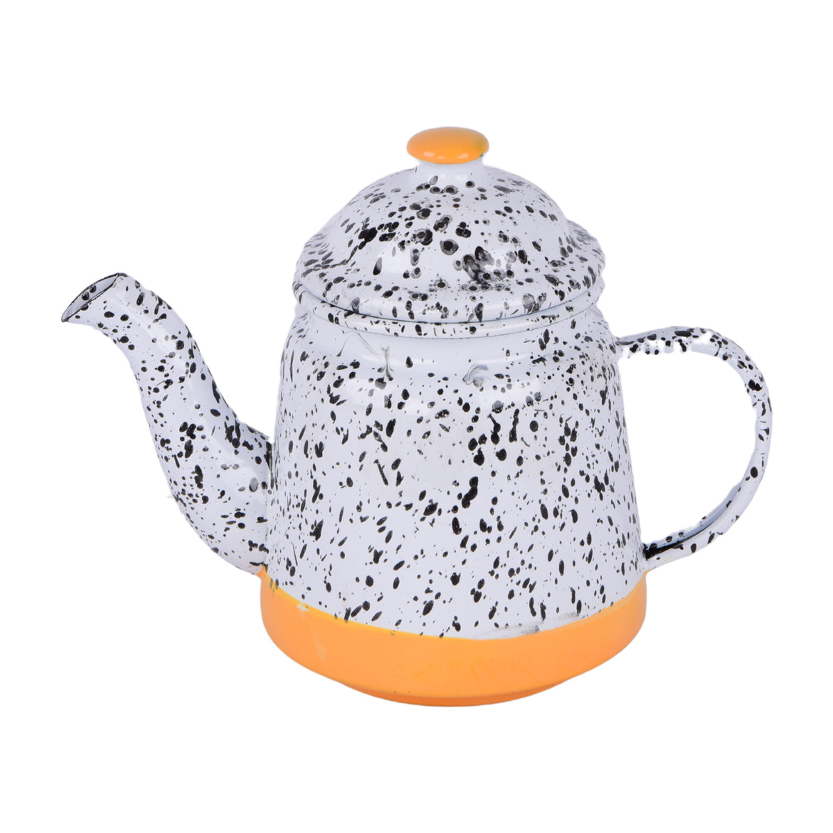 Tea Pot with lid - yellow color