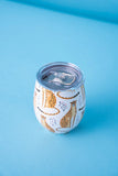Double wall steel mug