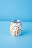 Double wall steel mug