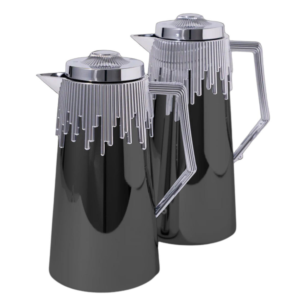 2pcs MIRAL Flask Set - Black