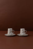 Kl57 2pcs coffee cups set