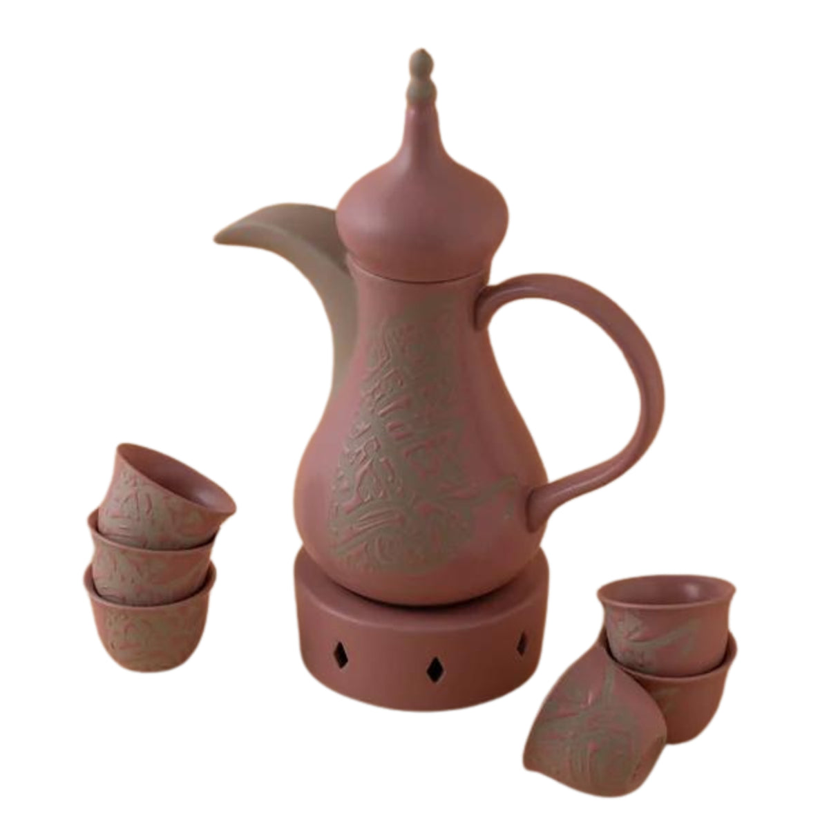KL2 6pcs Arabic coffee cups set Dallah