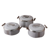 3pcs Food warmer baraka set - White